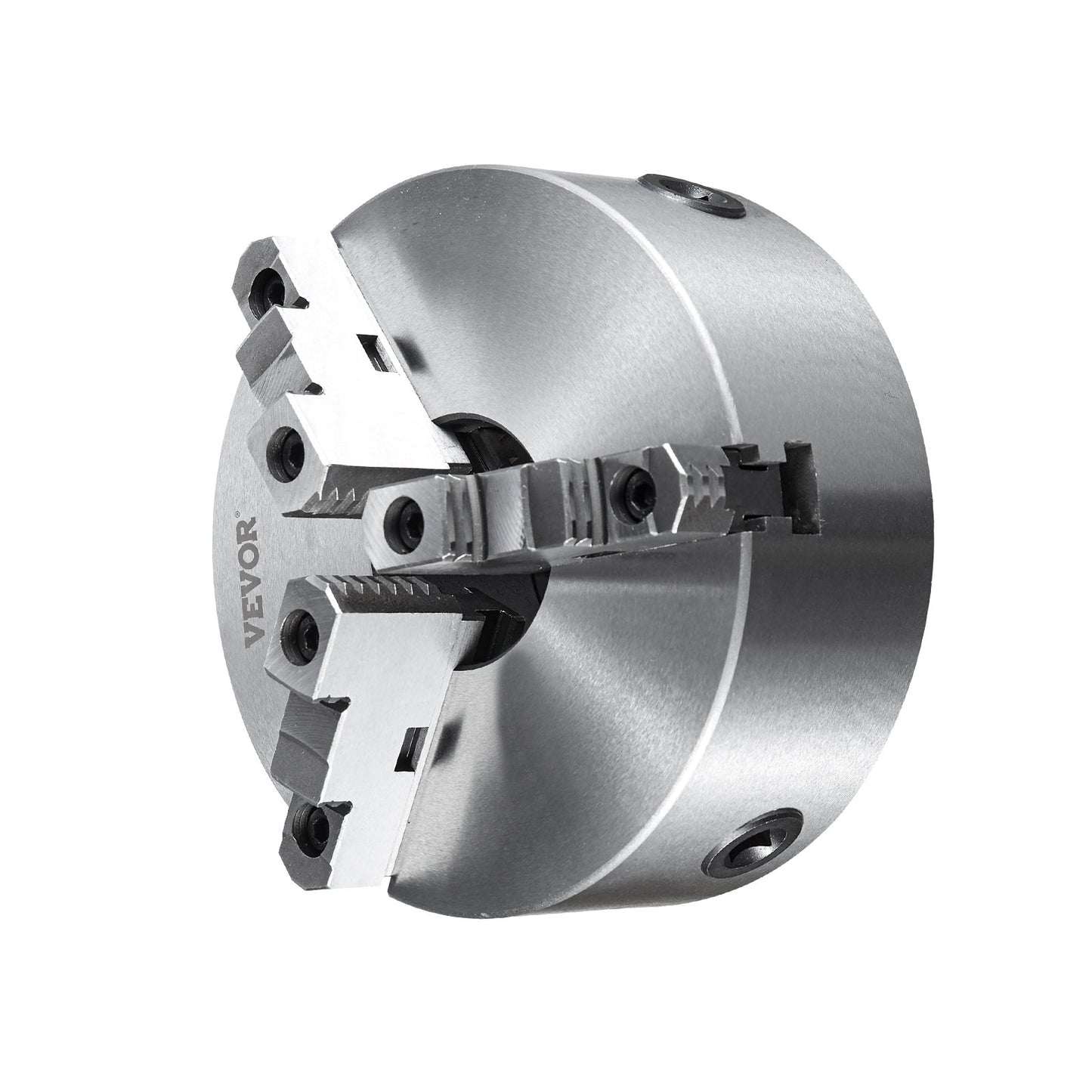 3-jaw lathe chuck, 8'', self-centering lathe chuck, 0.16-8 inch/4-200 mm clamping range with T-key fastening screws hex key, for lathe 3D printer machining Center milling drilling machine