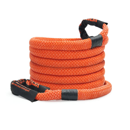 1" x 20" Kinetic Recovery Bogserrep 38 000 lbs, Heavy Duty Off Road Snatch Strap, Extrem Duty 30% Elasticitet Energi Snap Strap för Jeep Car Truck ATV UTV SUV Traktor
