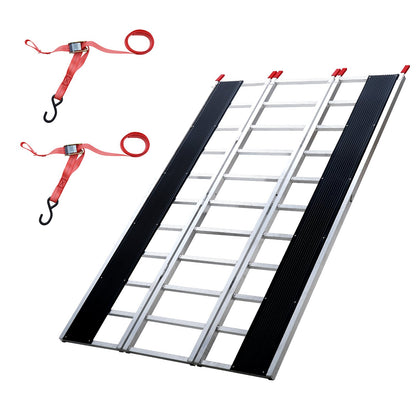 85" x 54" Extra bred aluminium fällbar ramp 1500LBS Kapacitet Lastramp