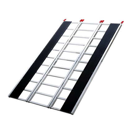 85" x 54" Extra bred aluminium fällbar ramp 1500LBS Kapacitet Lastramp