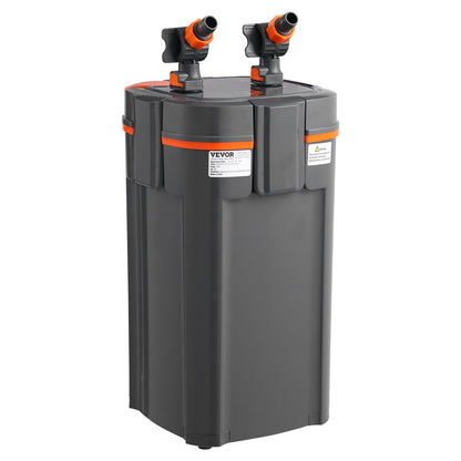 200 Gallon Aquarium Canister Filter 20w UV-lampa Fish Tank Tyst