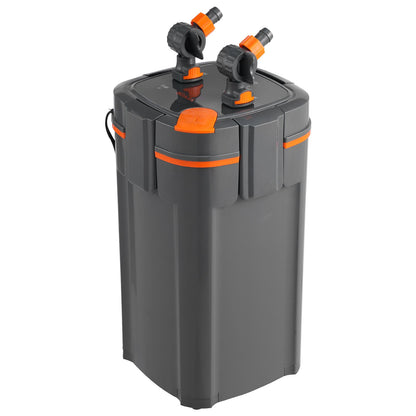 200 Gallon Aquarium Canister Filter 20w UV-lampa Fish Tank Tyst