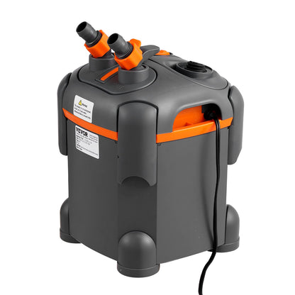 30 Gallon Aquarium Canister Filter 8w UV-lampa Fish Tank Tyst