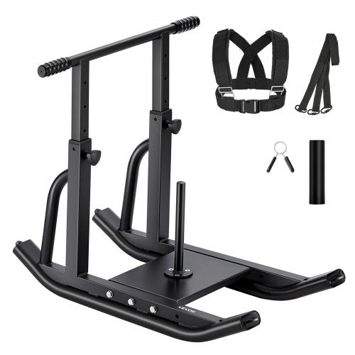 Weight Pull Push Training Fitness Strength Speed ​​Training Sled Black | EU