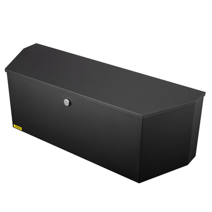 Trailer Tongue Tool Förvaringslåda 36 x 12 x 12 tum kolstål + låsnycklar