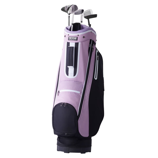 36-inch golf cart bag with 14-way divider with multiple pockets