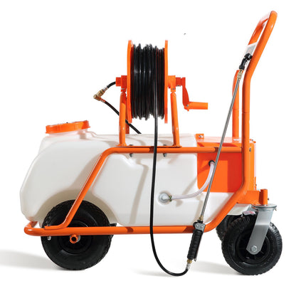 Spruta Tryckspruta Ryggsäcksspruta Trädgårdsspruta 60L 0-90PSI