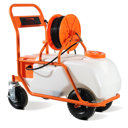 Spruta Tryckspruta Ryggsäcksspruta Trädgårdsspruta 60L 0-90PSI
