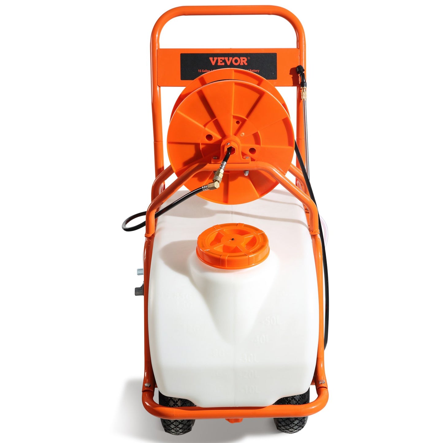 Spruta Tryckspruta Ryggsäcksspruta Trädgårdsspruta 60L 0-90PSI