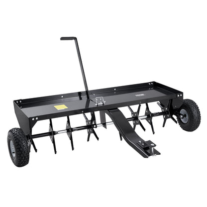 48" tow plug aerator with universal coupling lawn aerator towing behind