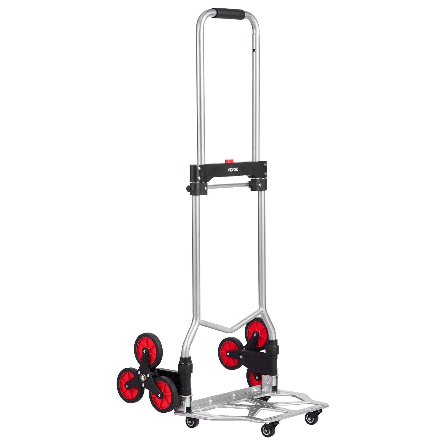 Trappklättringsvagn Heavy Duty Folding Hand Truck Dolly 260 lbs 10 hjul