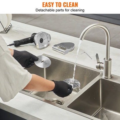 Elektrisches Schawarmamesser Türkischer Döner Kebab Fleisch Gyrosschneider mit 2 Klingen