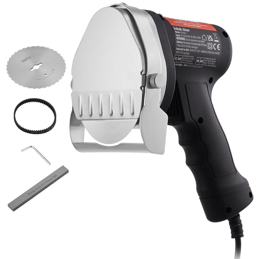 Elektrisches Schawarmamesser Türkischer Döner Kebab Fleisch Gyrosschneider mit 2 Klingen