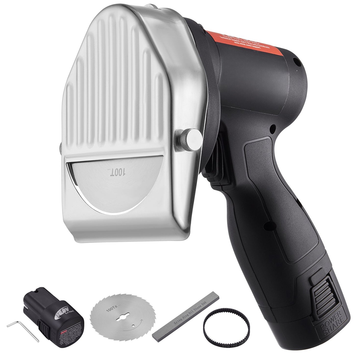 Electric shawarma knife cordless turkish doner kebab meat cutter 2 blades