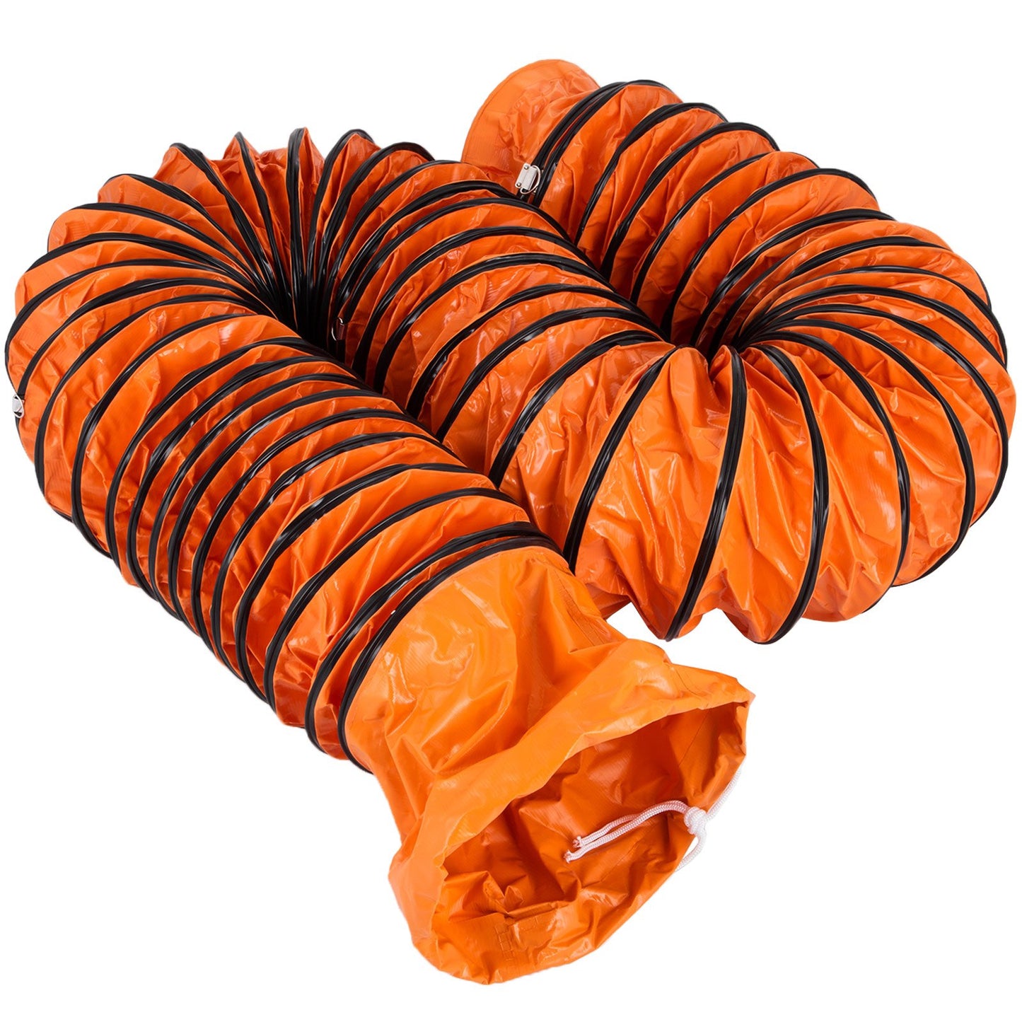10 m/32 Fuß flexibler PVC-Kanalschlauch für Abluftventilator mit 300 mm/12 Zoll Durchmesser
