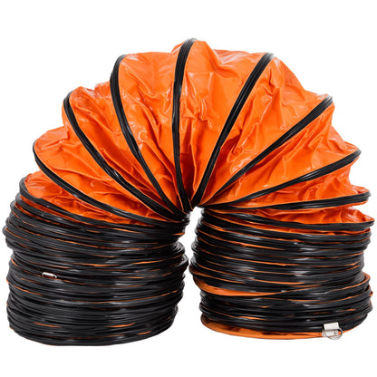 10 m/32 Fuß flexibler PVC-Kanalschlauch für Abluftventilator mit 300 mm/12 Zoll Durchmesser