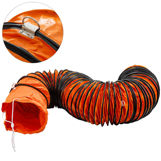 7,6 M/25 Ft Pvc flexibel kanalslang för 250 Mm/10" diameter frånluftsfläkt