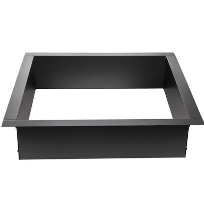 Fire Pit Ring, 36-tums yttre/30-tums innerdiameter Fire Pit Insert, 1,5 mm tjocklek Brandring, DIY stålring med tång i marken Fire Pit Liner för utomhus, uteplats, bakgård
