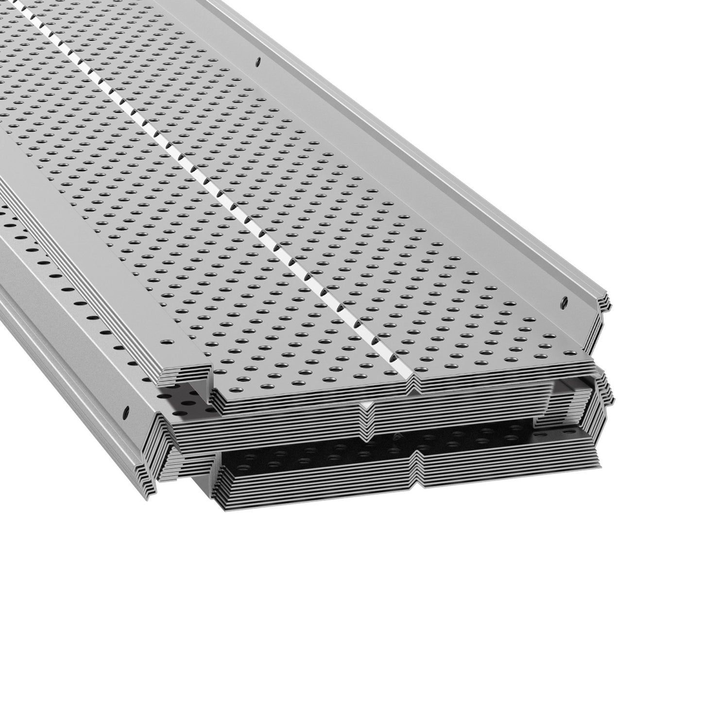 Rännskydd, 5 tum bredd, aluminiumbladfilter DIY rännskydd, 26 st 104 fot total längd, 0,157 tum håldiameter & 0,02 tum tjocka Raptor rännskydd Passar alla tak eller ränntyper