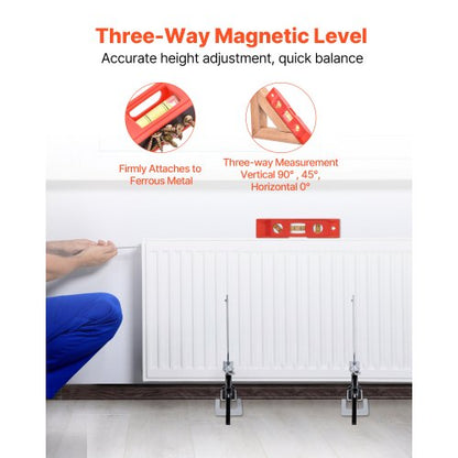 Labor-saving Jack 2 pcs 200 kg Capacity 2 Lifting positions up to 235 mm Black