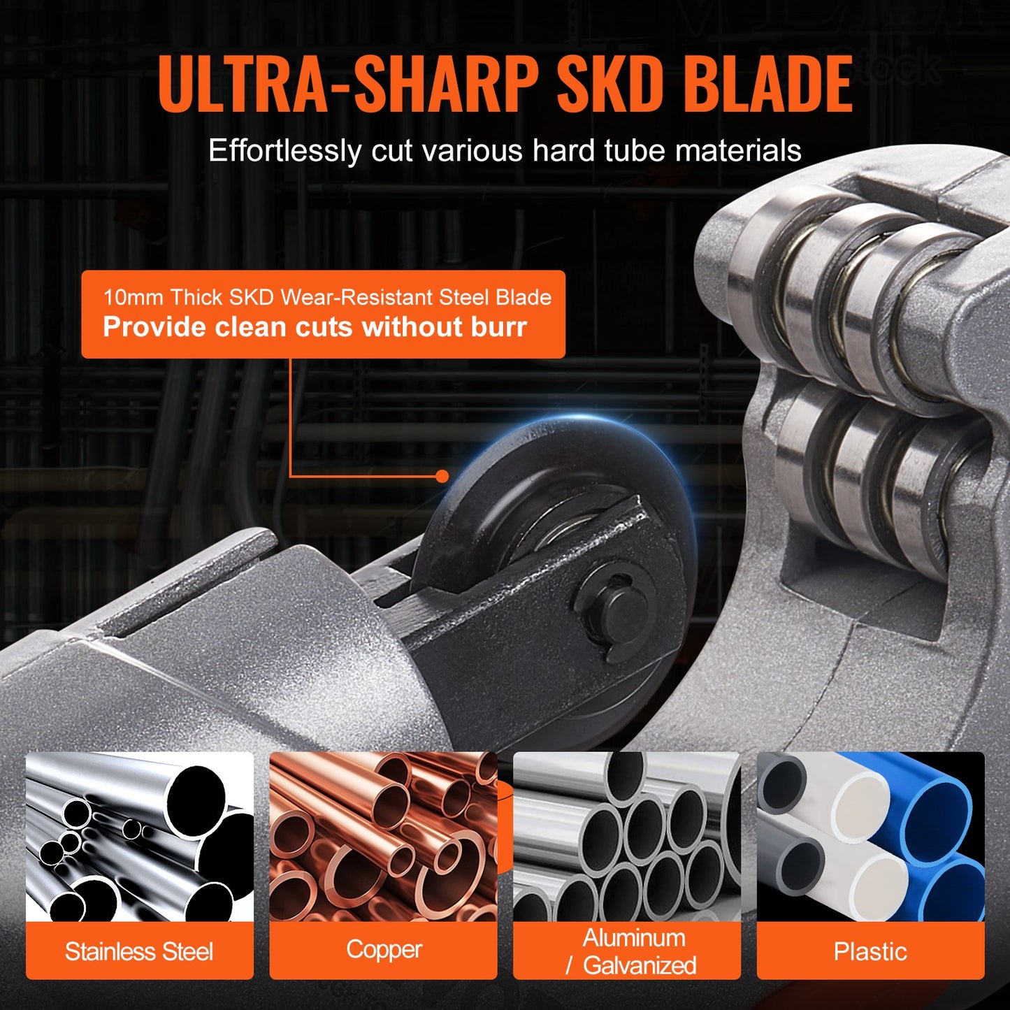 3PCS Pipe Cutter Set Copper Pipe Cutter Mini Pipe Cutter Deburring Tool