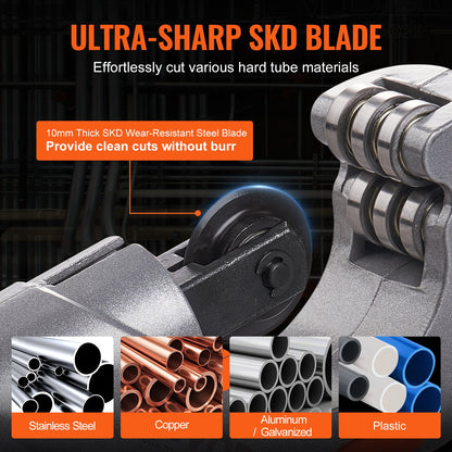 3PCS Pipe Cutter Set Copper Pipe Cutter Mini Pipe Cutter Deburring Tool