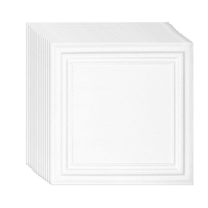 Takplattor 16-pack 20 x 20 i polystyren Enkel installation Limning