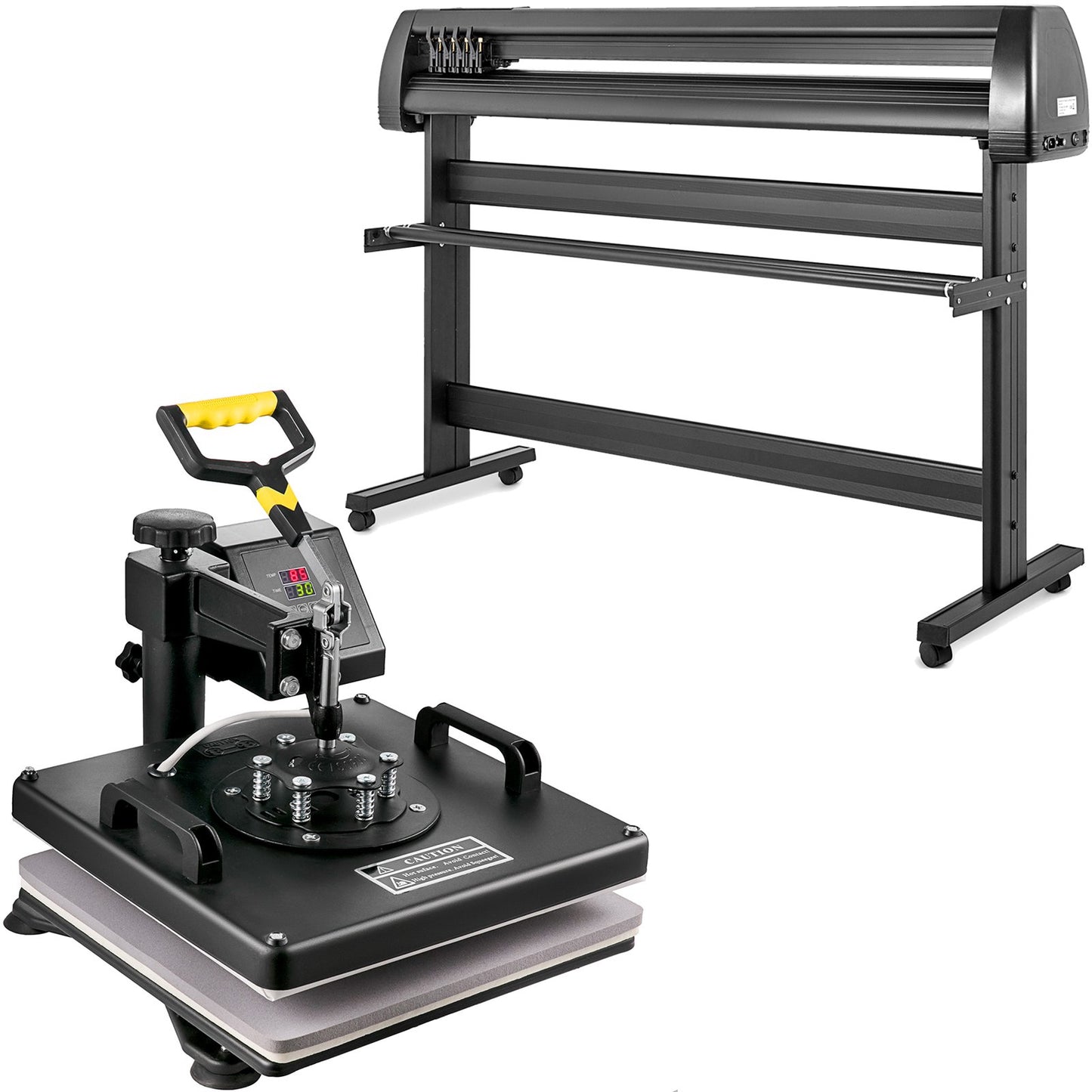 5 in 1 Wärme Drücken 15 "x 15" Transfer Abdeckung 53 "Vinyl Schneiden Plotter Cut 3 Klingen