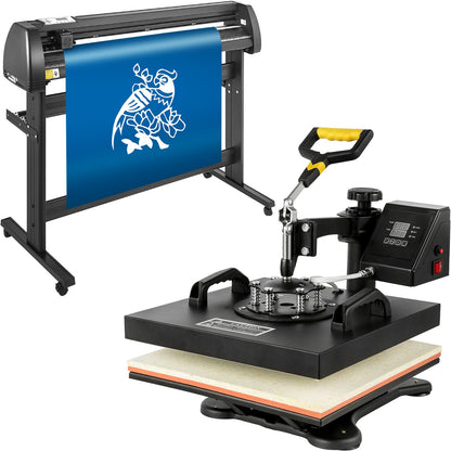 5 in 1 Wärme Drücken 15 "x 15" Transfer Abdeckung 53 "Vinyl Schneiden Plotter Cut 3 Klingen