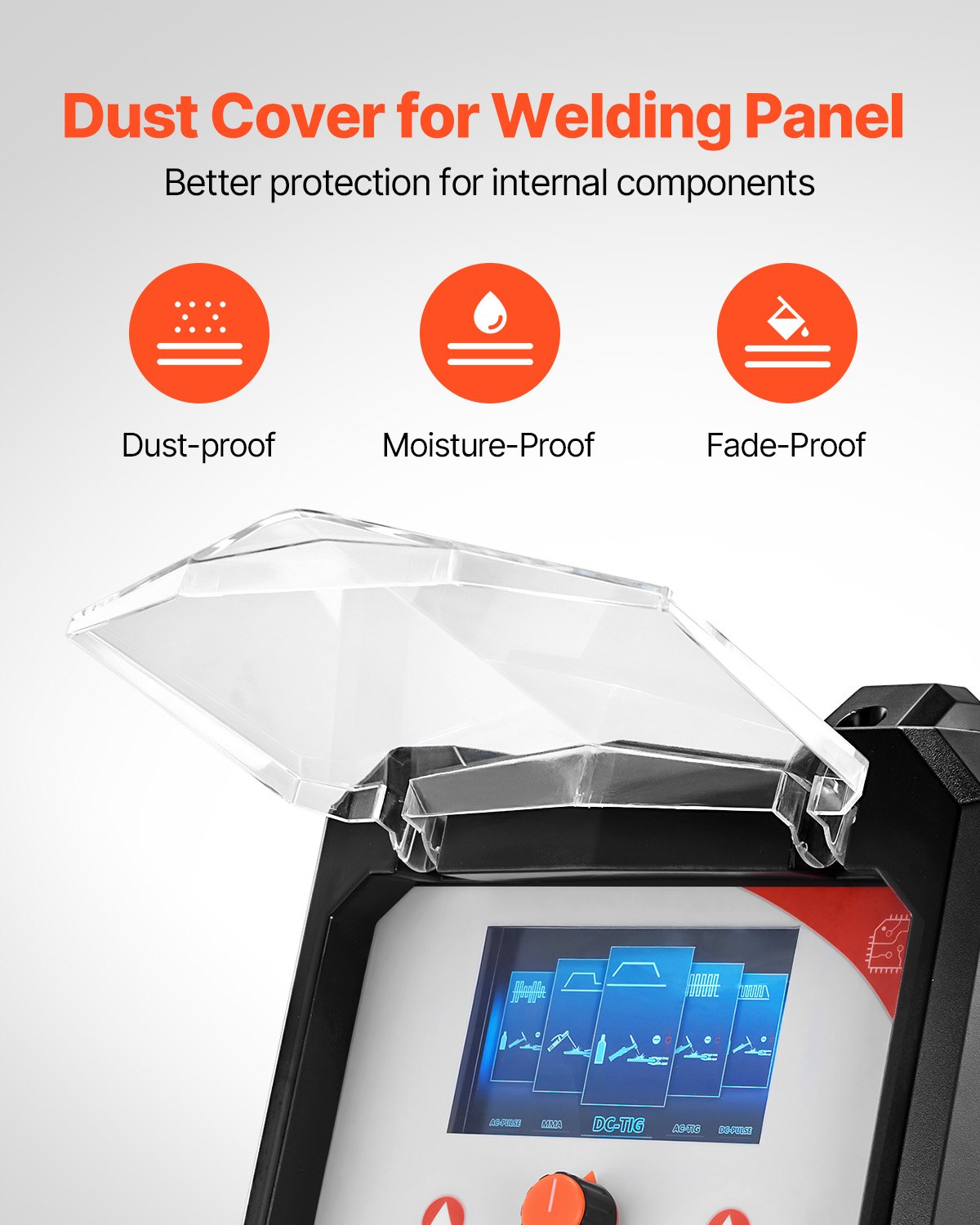 TIG Welder 6-i-1 AC/DC-svetsmaskin Pulspunkt MMA Stick IGBT LED