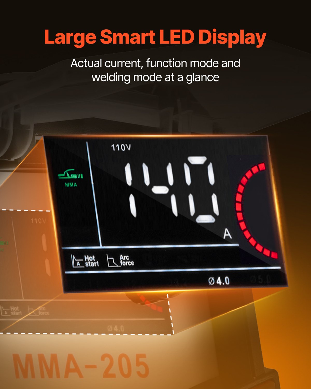 TIG Welder 2-i-1 svetsmaskin Lift MMA Stick Arc IGBT Hot Start LED