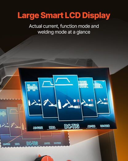 TIG-svetsare 6-i-1 AC/DC-svetsmaskin Pulse Spot MMA Stick IGBT-inverter