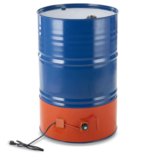 55 gallon metalltrumvärmare 1200 watt 10 tum bredd, 86-302℉ justerbar