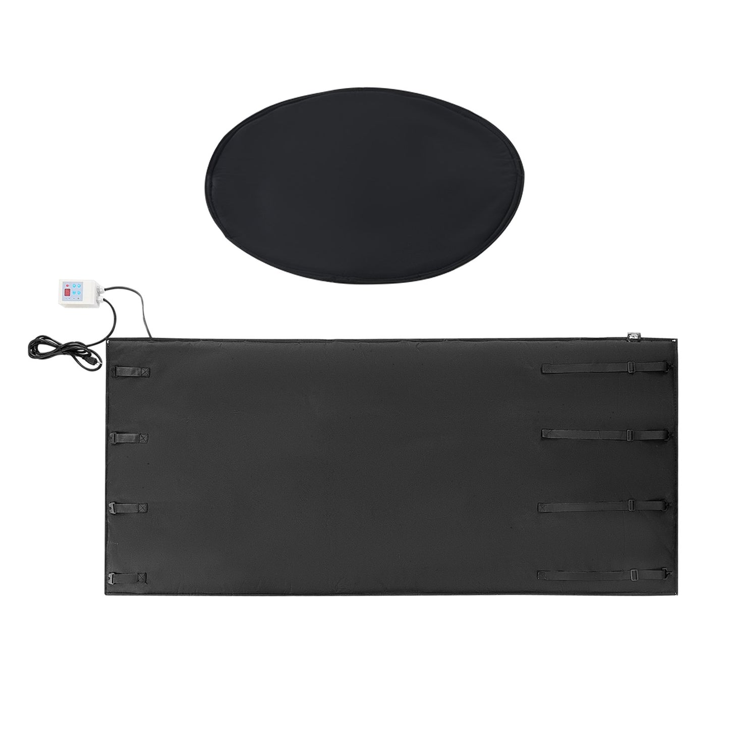 55 Gal metalltrumvärmare 1300W 0-145℉ Justerbar med oberoende termostat