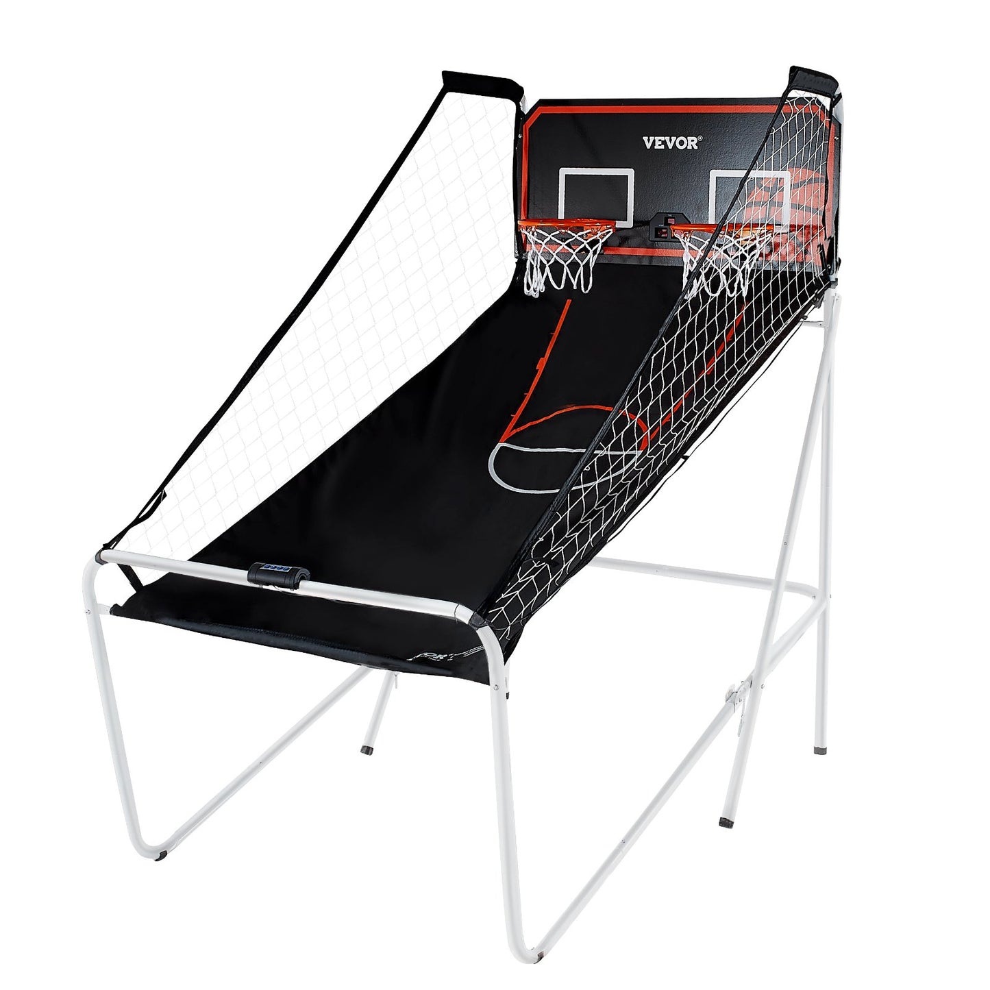 Hopfällbar inomhus Double Shot Basket Arcade Game 2 Player 4 Balls