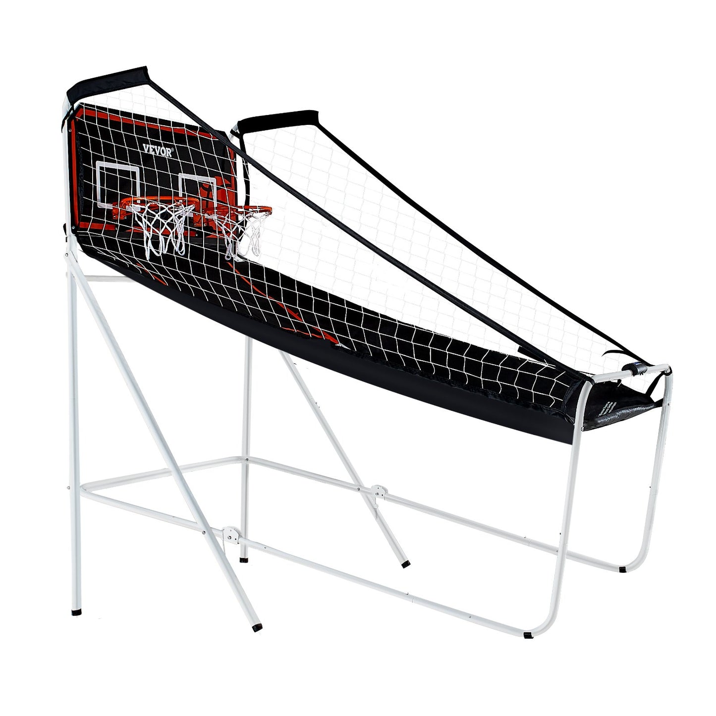 Hopfällbar inomhus Double Shot Basket Arcade Game 2 Player 4 Balls