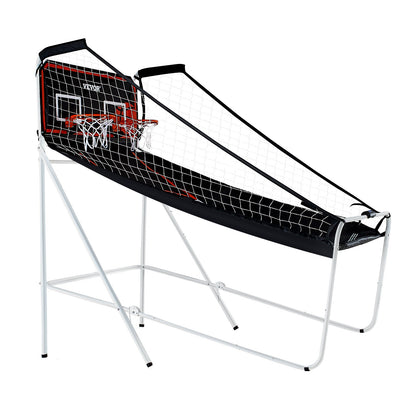 Hopfällbar inomhus Double Shot Basket Arcade Game 2 Player 4 Balls