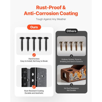 12 pcs. joist brackets for 1.93x3.62 inch/49x92 mm joist concealed joist bracket