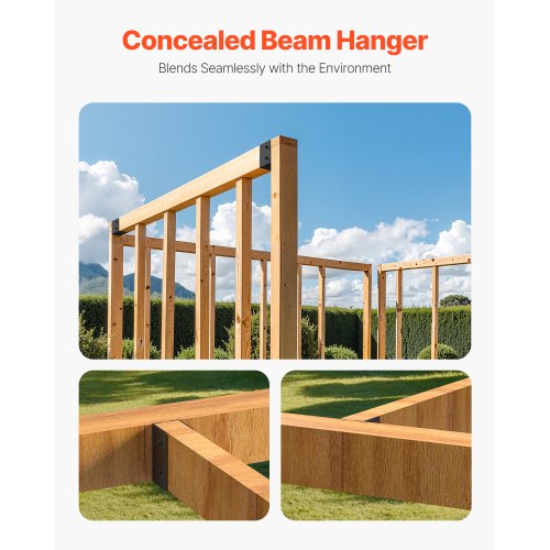 24 pcs. joist brackets for 1.93x3.62 inch/49x92 mm joist concealed joist bracket