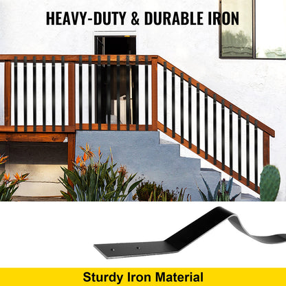 Deckbaluster Metalldeckspindeln 51er-Pack 32,25 Zoll Eisentreppengeländer