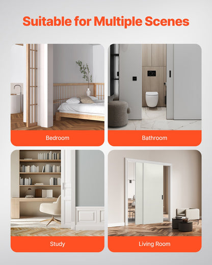 Bypass Door Hardware 4ft Bypass Closet Door Track Kit för 2-dörrssystem