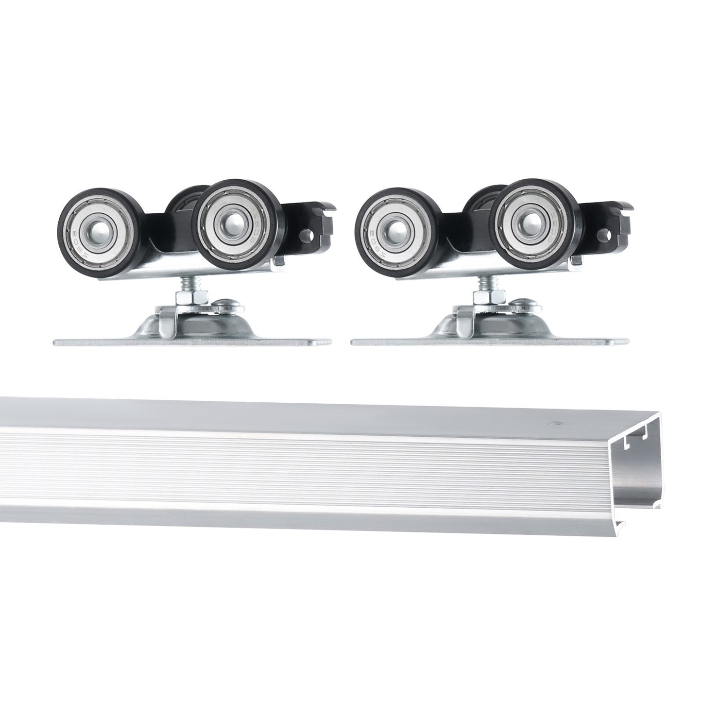 Pocket Door Track Kit 5 ft Heavy Duty Pocket Door Hardware Kit 3 Wheels