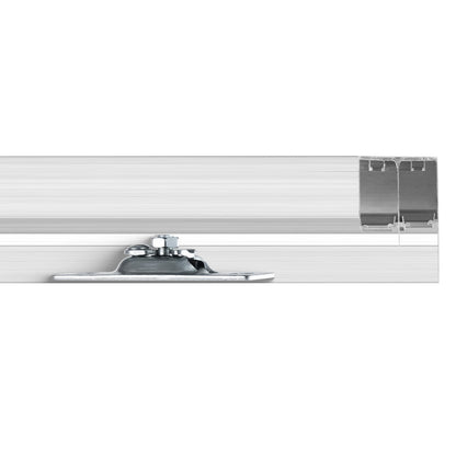 Bypass Door Hardware 6ft Bypass Closet Door Track Kit for 2-Door System