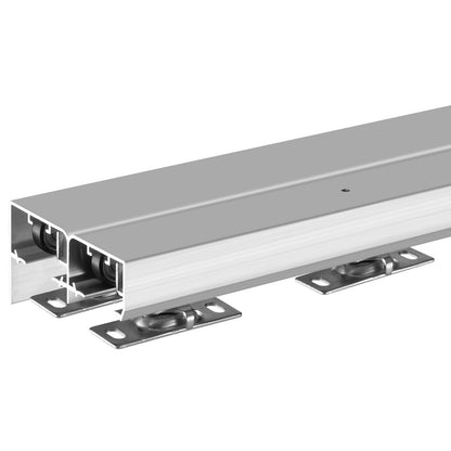 Bypass Door Hardware 6ft Bypass Closet Door Track Kit for 2-Door System