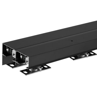 Bypass Door Hardware 8ft Bypass Closet Door Track Kit for 2-Door System