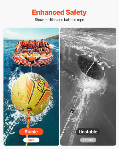 Booster Ball Inflatable PVC Booster Balls for Boating and Water Sports