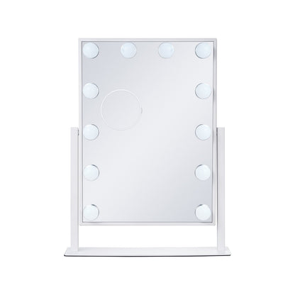 Hollywood Makeup-sminkspegel med lampor 5x förstoring 16,1x11,8 tum