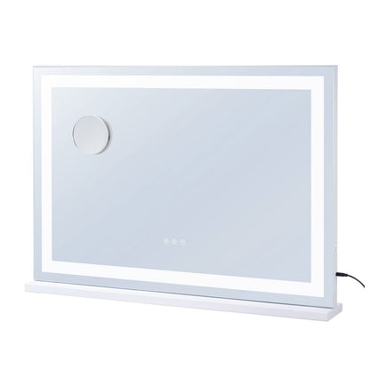 Lighted Makeup Mirror 3 Color Vanity w/ USB Desktop Väggfäste 31,5x21,7in