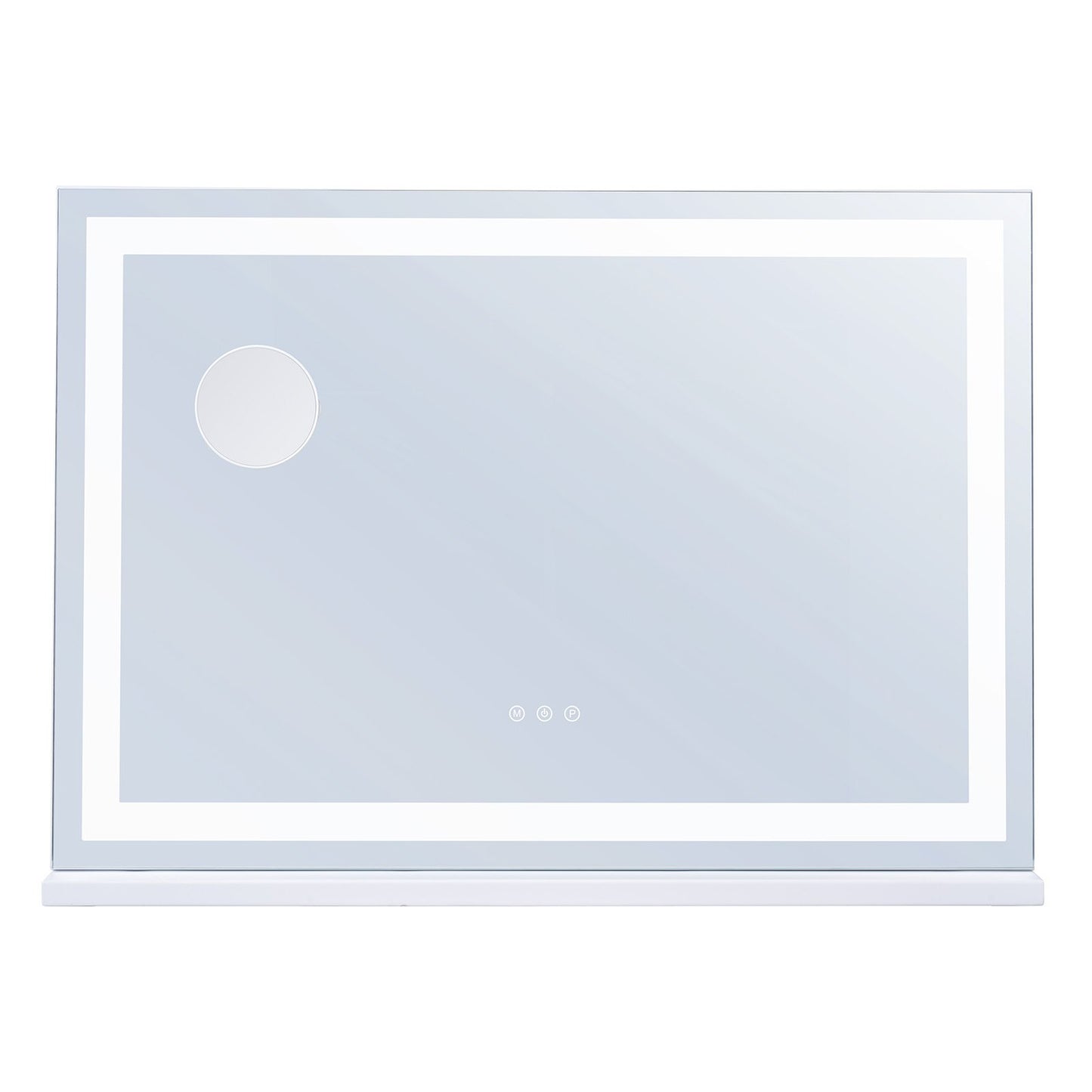 Lighted Makeup Mirror 3 Color Vanity w/ USB Desktop Väggfäste 31,5x21,7in