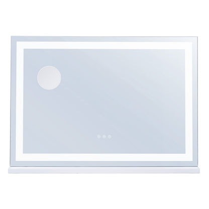 Lighted Makeup Mirror 3 Color Vanity w/ USB Desktop Väggfäste 31,5x21,7in
